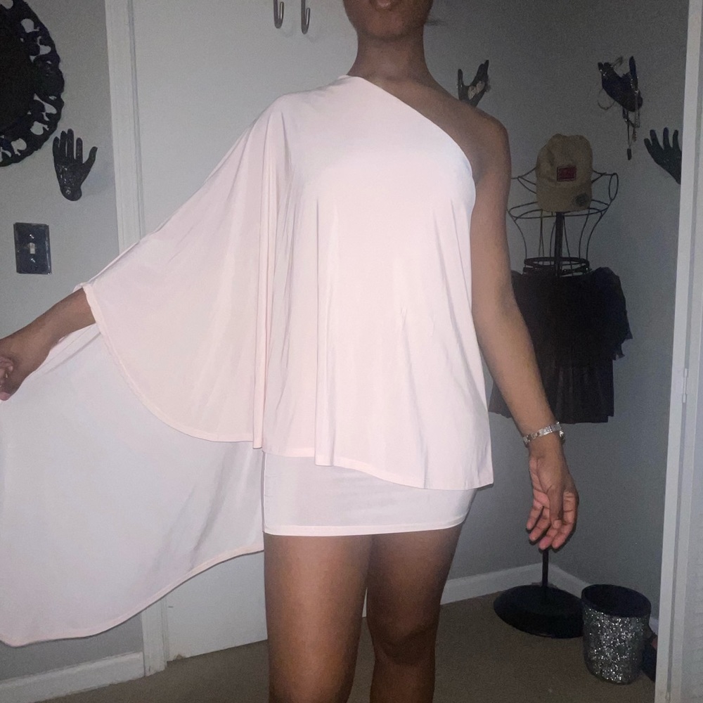 Superwoman Double Layer Dress - Blush